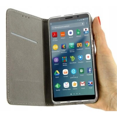 Shell Skin serijos Samsung Galaxy A51 (A515F) mėlynas odinis atverčiamas dėklas | Priedai.lt