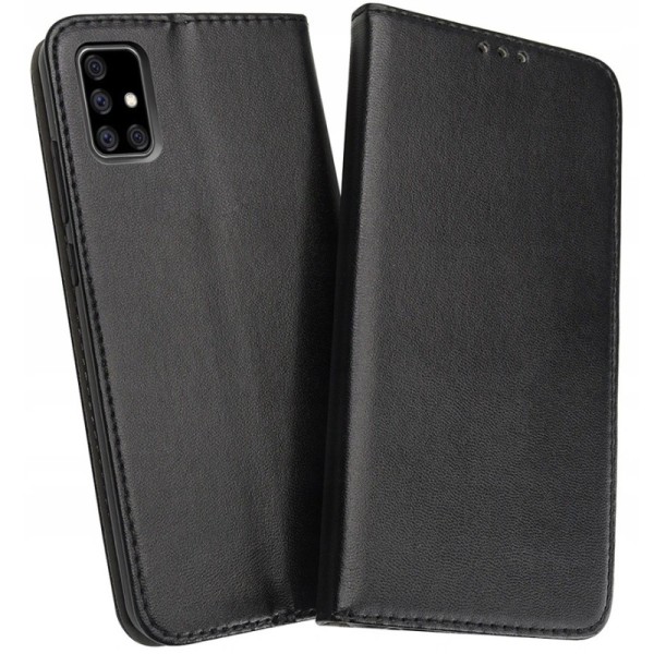 „Shell“ Skin atverčiamas dėklas - juodas (Galaxy A71)