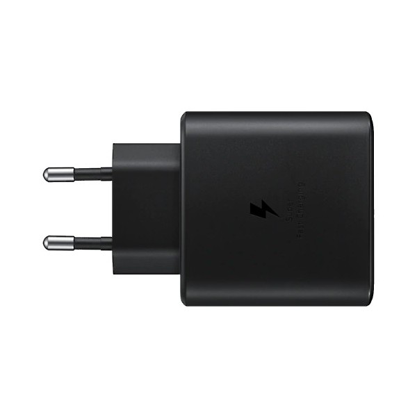 „Samsung“ Super Fast Charging 2.0 sieninis įkroviklis (45W) - juodas + USB Type-C laidas
