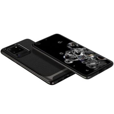 „Spigen“ Neo Hybrid pastiprinātas aizsardzības melns Samsung Galaxy S20 Ultra (G988) apvalks | Vacins.lv