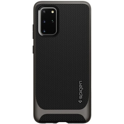 „Spigen“ Neo Hybrid Gunmetal sustiprintos apsaugos Samsung Galaxy S20+ Plus (G986) juodas dėklas | Priedai.lt