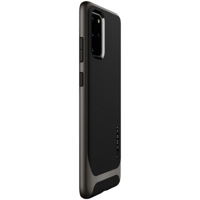 „Spigen“ Neo Hybrid Gunmetal sustiprintos apsaugos Samsung Galaxy S20+ Plus (G986) juodas dėklas | Priedai.lt