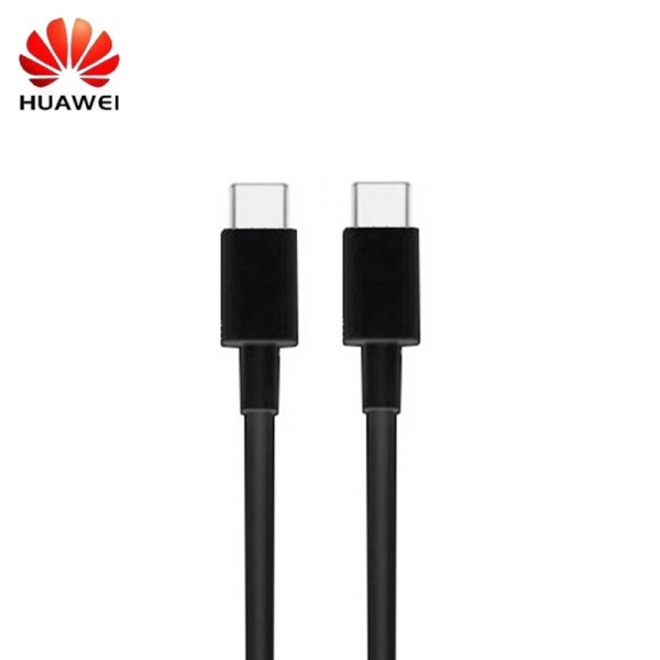 „Huawei“ Type-C Type-C vads - melns (1 m.)