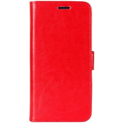 Huawei P Smart Pro 2019 atvēramais ādas sarkans maciņš, grāmata (maks) | Vacins.lv