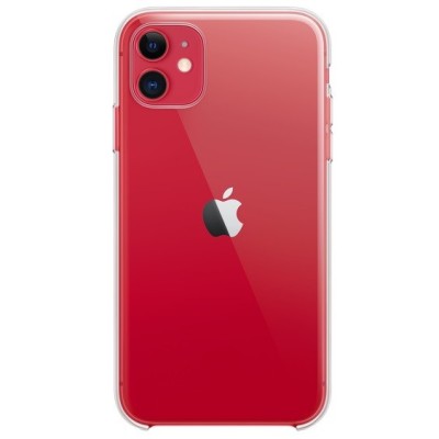 Apple iPhone 11 dzidrs (caurspīdīgs) cieta silikona TPU pasaulē planākais apvalks | Vacins.lv