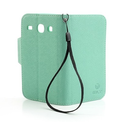 MLT atverčiamas Samsung Galaxy Core mėtinis dėklas - piniginė / Priedai.lt