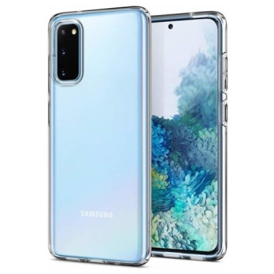 Samsung Galaxy S20 (G980) kieto silikono TPU skaidrus dėklas - nugarėlė | Priedai.lt