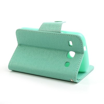 MLT atverčiamas Samsung Galaxy Core mėtinis dėklas - piniginė / Priedai.lt
