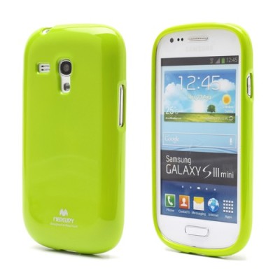 Mercury žalias (salotinis) Samsung Galaxy S3 mini i8190 TPU kieto silikono dėklas (nugarėlė) / Priedai.lt