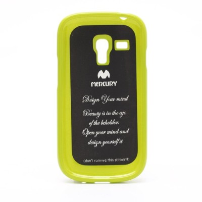 Mercury žalias (salotinis) Samsung Galaxy S3 mini i8190 TPU kieto silikono dėklas (nugarėlė) / Priedai.lt