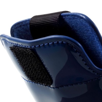 Mėlyna odinė universali Glossy įmautė (XL+ dydis) su kišenėle kortelėms | Priedai.lt