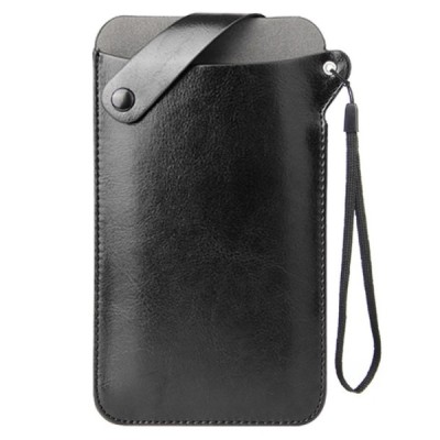 MQ universali juoda odinė įmautė - dėklas (XL dydis) | Priedai.lt