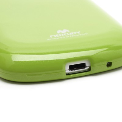 Mercury žalias (salotinis) Samsung Galaxy S3 mini i8190 TPU kieto silikono dėklas (nugarėlė) / Priedai.lt
