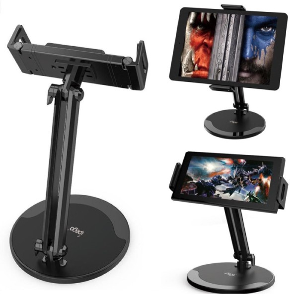 „Ipega“ universalus juodas telefono / planšetės laikiklis - stovas