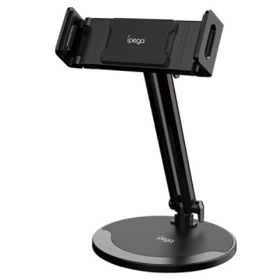 Ipega universalus juodas telefono ir planšetės laikiklis, stovas / Priedai.LT