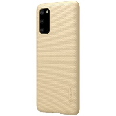 Samsung Galaxy S20 Nillkin Frosted Shield zelta apvalks | vacins.lv