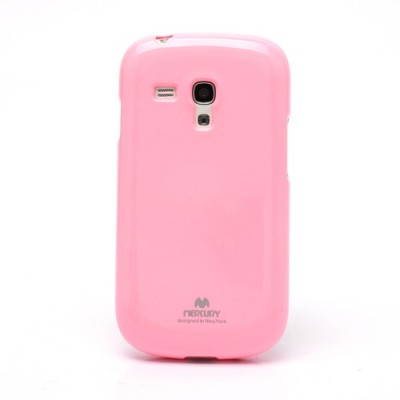 Mercury rožinis Samsung Galaxy S3 mini i8190 TPU kieto silikono dėklas (nugarėlė) / Priedai.lt