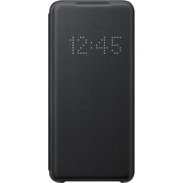 „Samsung“ Smart Led View Cover atvērams maciņš - melns (Galaxy S20)