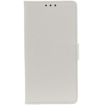 Samsung Galaxy XCover Pro (G715) atvēramais ādas balts maciņš, grāmata (maks) | Vacins.lv