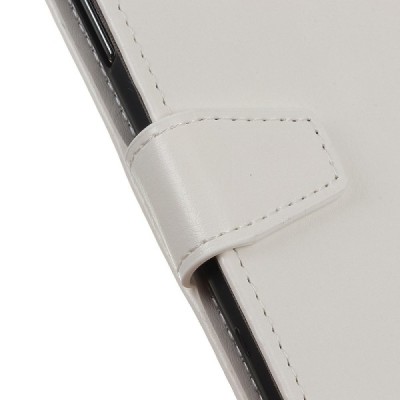 Samsung Galaxy XCover Pro (G715) atvēramais ādas balts maciņš, grāmata (maks) | Vacins.lv