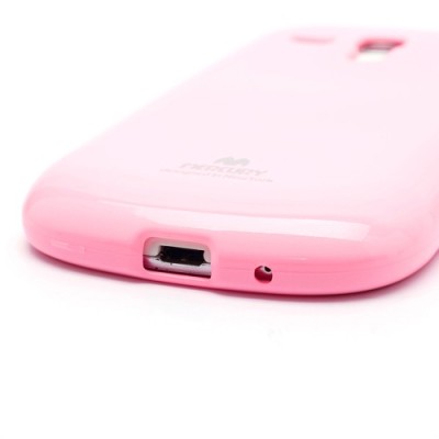 Mercury rožinis Samsung Galaxy S3 mini i8190 TPU kieto silikono dėklas (nugarėlė) / Priedai.lt