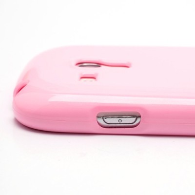 Mercury rožinis Samsung Galaxy S3 mini i8190 TPU kieto silikono dėklas (nugarėlė) / Priedai.lt