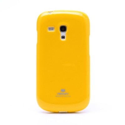 Mercury geltonas Samsung Galaxy S3 mini i8190 TPU kieto silikono dėklas (nugarėlė) / Priedai.lt