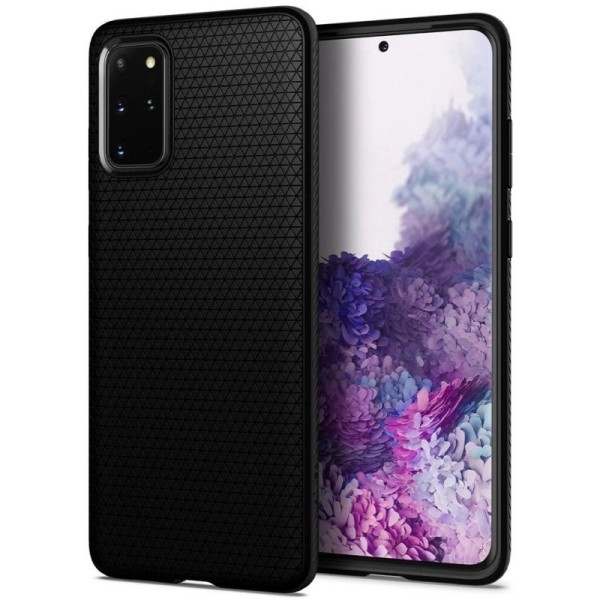 „Spigen“ Liquid Air apvalks - melns (Galaxy S20+)