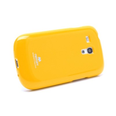 Mercury geltonas Samsung Galaxy S3 mini i8190 TPU kieto silikono dėklas (nugarėlė) / Priedai.lt