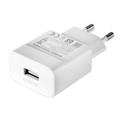 Origināls „Huawei“ Quick Charge balts tīkla lādētājs (18W, 2A)  HW-059200EHQ | Vacins.lv