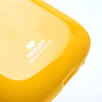 Mercury geltonas Samsung Galaxy S3 mini i8190 TPU kieto silikono dėklas (nugarėlė) / Priedai.lt