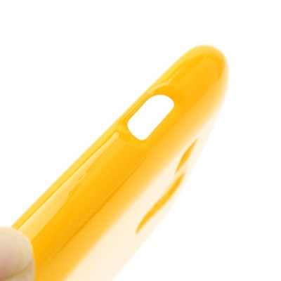 Mercury geltonas Samsung Galaxy S3 mini i8190 TPU kieto silikono dėklas (nugarėlė) / Priedai.lt