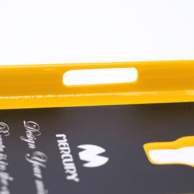 Mercury geltonas Samsung Galaxy S3 mini i8190 TPU kieto silikono dėklas (nugarėlė) / Priedai.lt