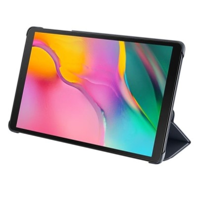 Origināls Samsung Galaxy Tab A 10.1 2019 (T515, T510) Book Cover EF-BT510 ādas atvēramais melns maciņš / Vacins.lv