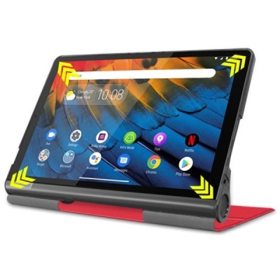 Lenovo Yoga Smart Tab 10.1" (YT-X705F, YT-X705L) atvēramais sarkans maciņš | Vacins.lv