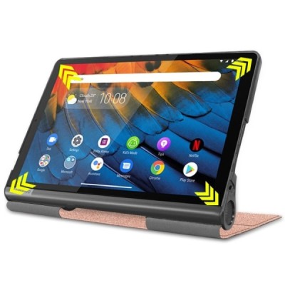 Lenovo Yoga Smart Tab 10.1" (YT-X705F, YT-X705L) atvēramais zelta maciņš | Vacins.lv
