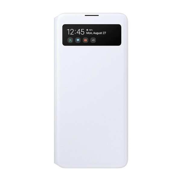 „Samsung“ S View Wallet Cover atverčiamas dėklas - baltas (Galaxy A51)