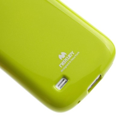 Mercury žalias (salotinis) Samsung Galaxy S4 mini TPU kieto silikono dėklas (nugarėlė) / Priedai.lt