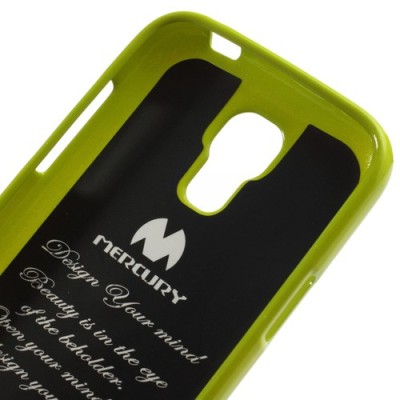 Mercury žalias (salotinis) Samsung Galaxy S4 mini TPU kieto silikono dėklas (nugarėlė) / Priedai.lt
