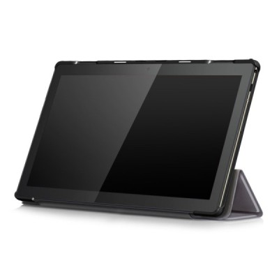 Lenovo Tab M10 10.1" (X605F, X605L, X505F, X505L) atvēramais pelēks maciņš / Vacins.lv