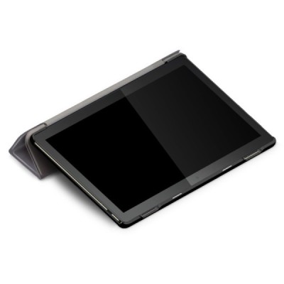 Lenovo Tab M10 10.1" (X605F, X605L, X505F, X505L) atvēramais pelēks maciņš / Vacins.lv