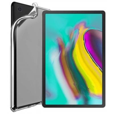 Samsung Galaxy Tab A 10.1 2019 (T515, T510) kieto silikono TPU skaidrus dėklas - nugarėlė / Priedai.lt