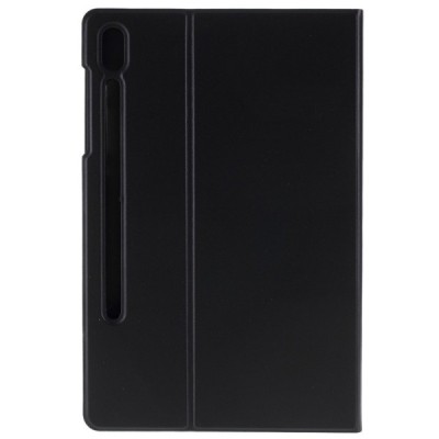 Samsung Galaxy Tab S6 10.5 (T865, T860) solidus atverčiamas juodas odinis dėklas - knygutė (sulankstomas) / Priedai.lt