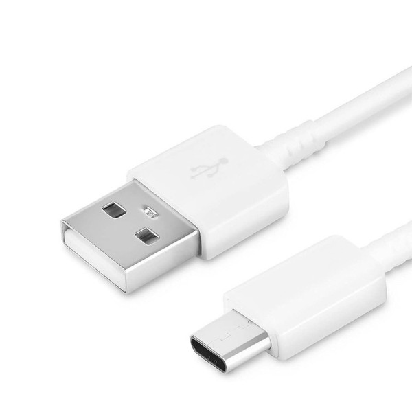 „Samsung“ USB Type-C vads - balts (0,8 m.)