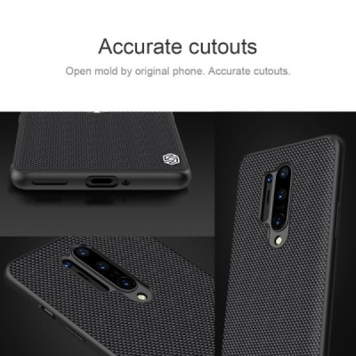 OnePlus 8 Pro „Nillkin“ Textured Case melns apvalks | vacins.lv