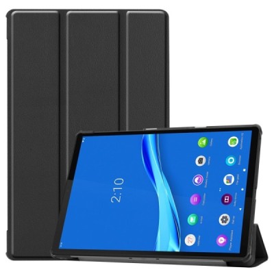 Lenovo Tab M10 Plus 10.3" (X606F) atvēramais melns maciņš | Vacins.lv