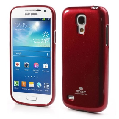 Mercury raudonas Samsung Galaxy S4 mini TPU kieto silikono dėklas (nugarėlė) / Priedai.lt