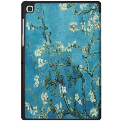 Samsung Galaxy Tab S5e (T720, T725) „Sakura“ atvēramais krāsains maciņš / Vacins.lv