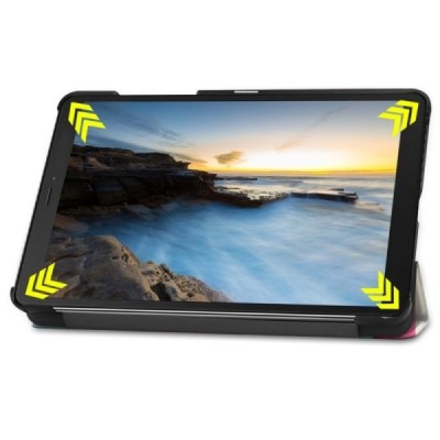 Samsung Galaxy Tab A 8.0 (T290, T295) „Cubes“ atvēramais krāsains, maciņš / Vacins.lv