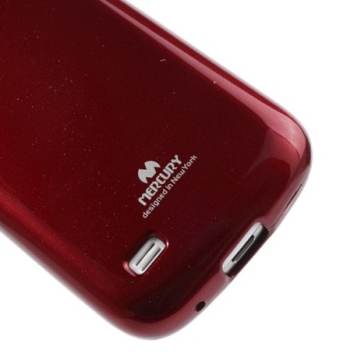 Mercury raudonas Samsung Galaxy S4 mini TPU kieto silikono dėklas (nugarėlė) / Priedai.lt